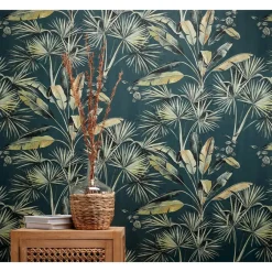 Fashion Behang Daan Groen Vliesbehang