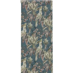 New Behang Frank Blauw Vliesbehang