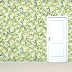 Discount Behang Lente Groen Vliesbehang