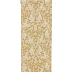 Cheap Behang Nina Oker Vliesbehang