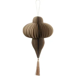 Clearance Hangdecoratie Druppel Taupe Kerstballen & Kerstornamenten
