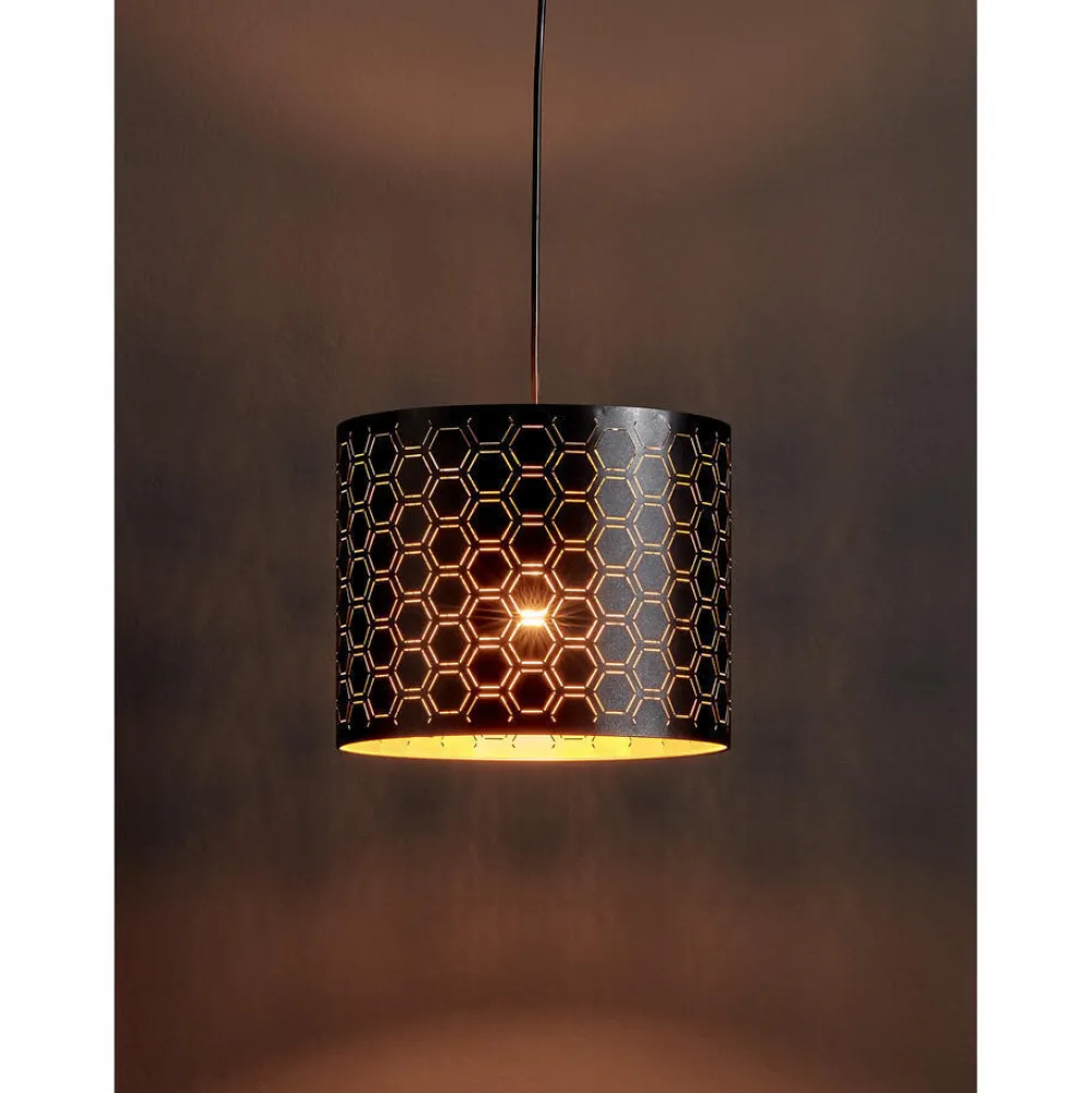 Cheap Hanglamp Hermu Zwart Goud Hanglampen