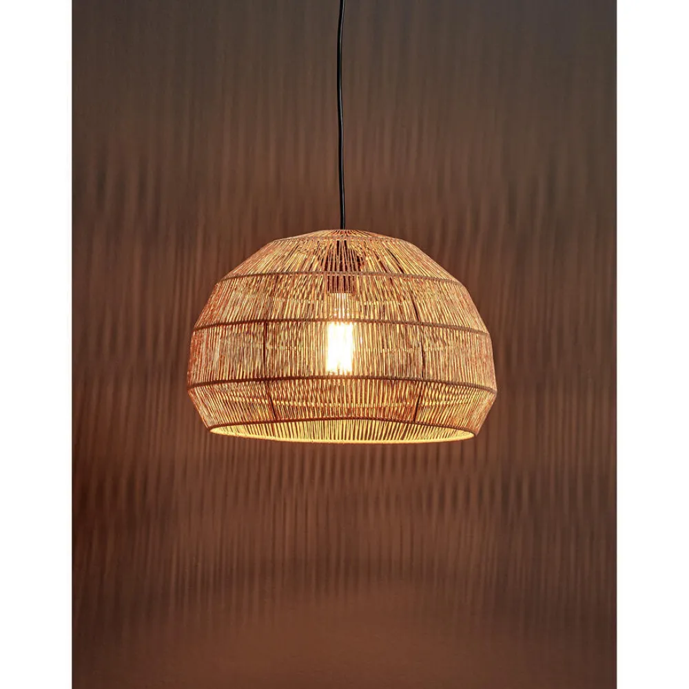Outlet Hanglamp Segin Zwart Bruin Hanglampen