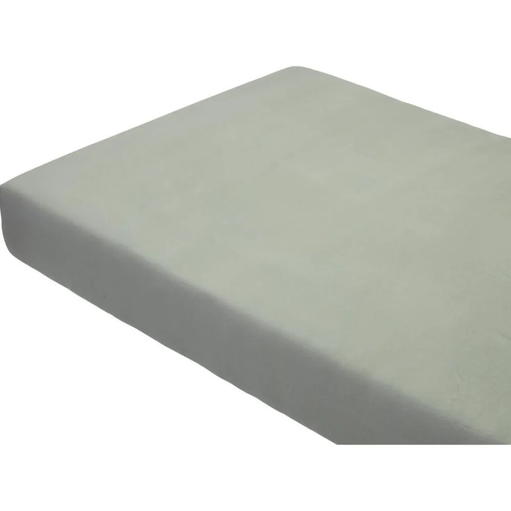 Sale Hoeslaken Jersey Groen - 90X200 Cm Beddengoed