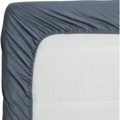 Discount Hoeslaken Katoen Blauw - 80X200 Cm Beddengoed