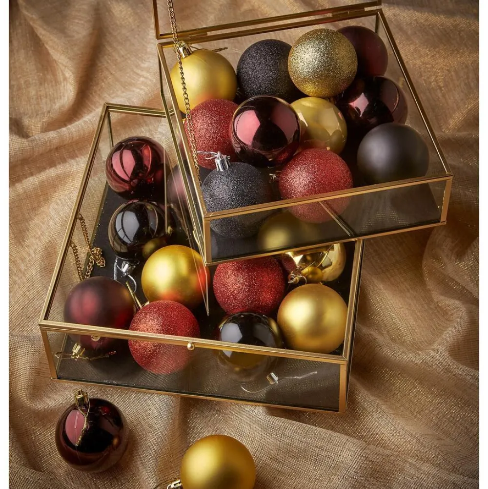 Cheap Kerstbal Goud 10 Stuks Kerstballen & Kerstornamenten
