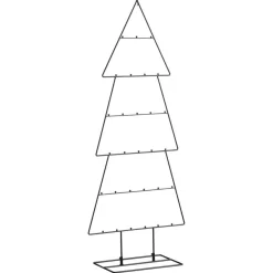Hot Kestboom Metaal Zwart Kerstdecoratie