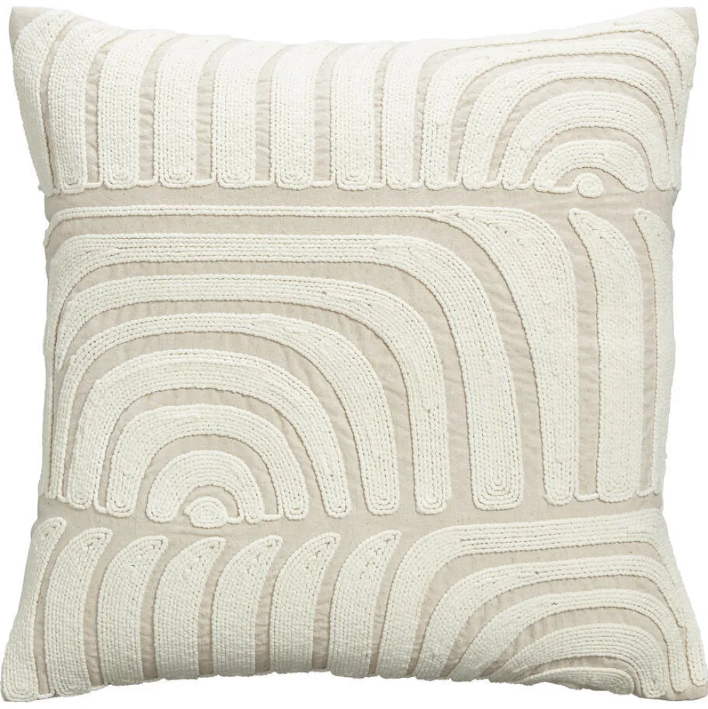 Best Sale Kussen Letino Off-White 45X45 Cm Sierkussens