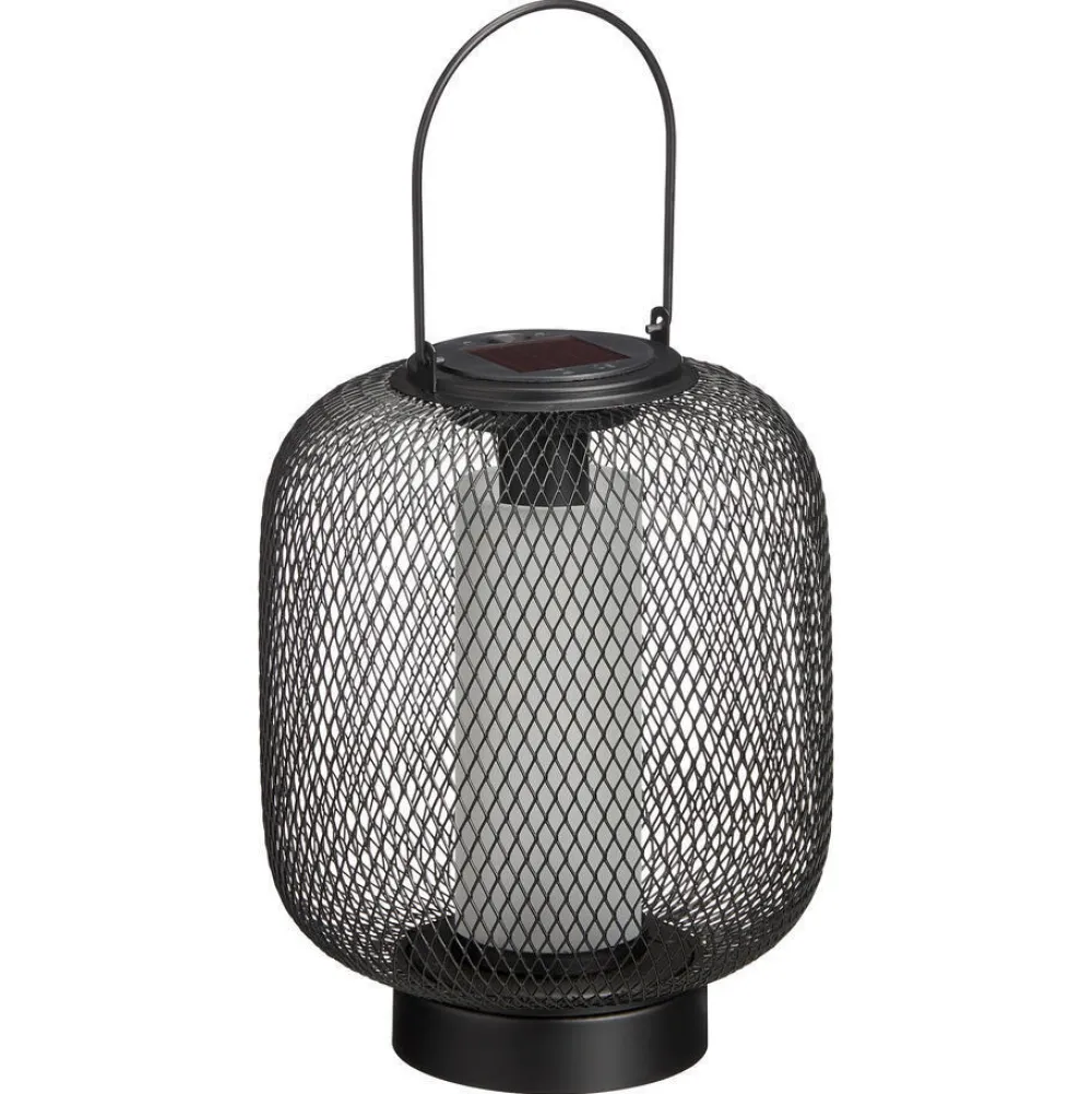 Shop Lantaarn Mesh Zwart Solar