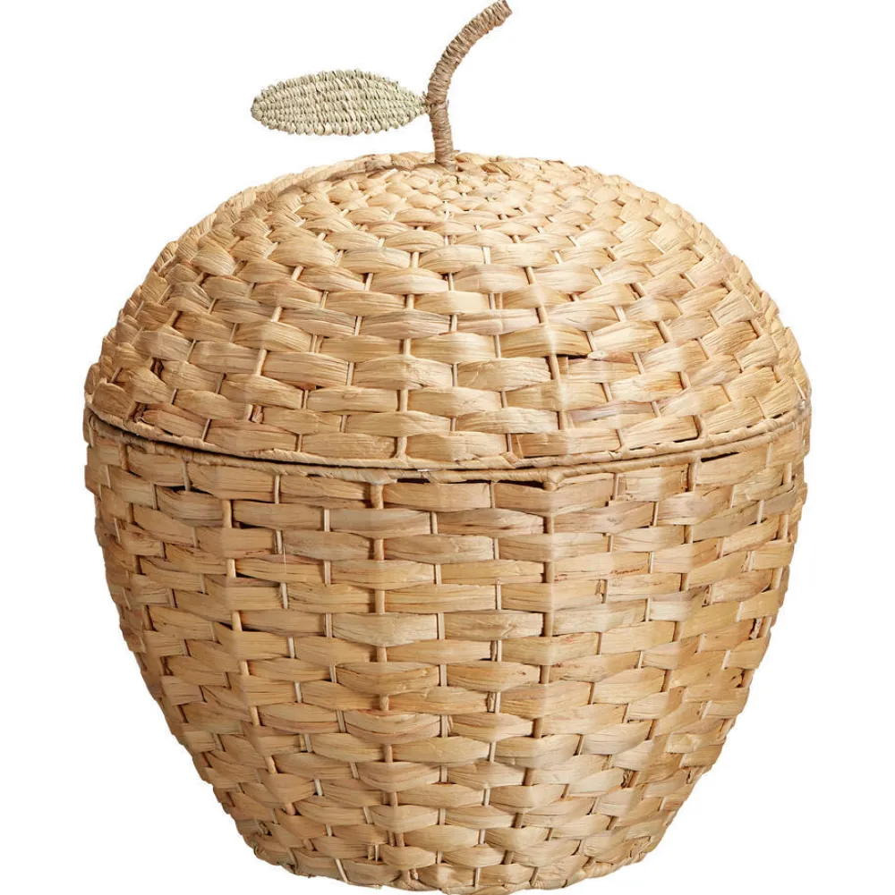 Sale Mand Met Deksel Appel Naturel Manden