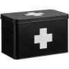 Clearance Medicijnbox Zwart 20X18,5X31 Cm Badkameraccessoires
