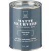 Outlet Muurverf Mat Donker Blauw - 1 L Muurverf