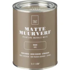 Outlet Muurverf Mat Khaki - 1 L Muurverf