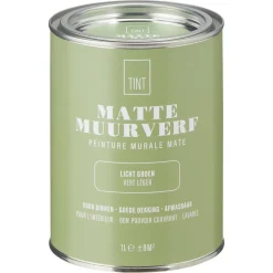 Cheap Muurverf Mat Licht Groen - 1 L Muurverf