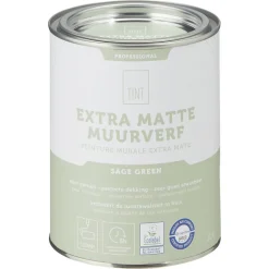 Outlet Muurverf Professional Sage Green - 1 L Muurverf