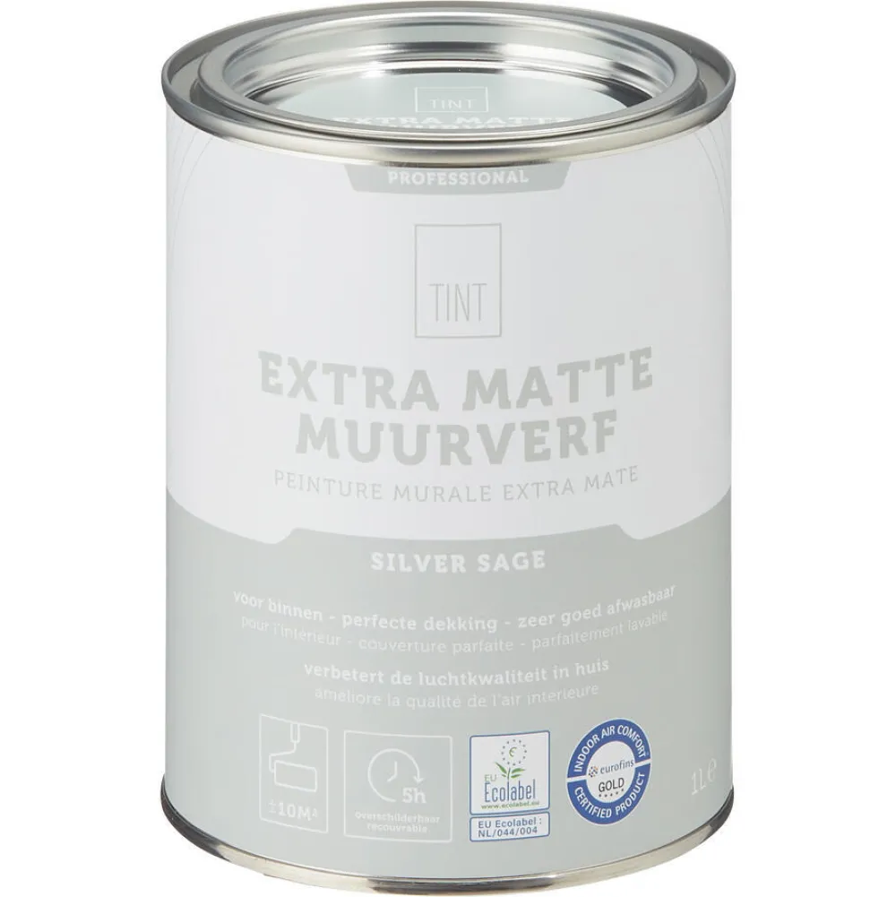 Outlet Muurverf Professional Silver Sage - 1 L Muurverf