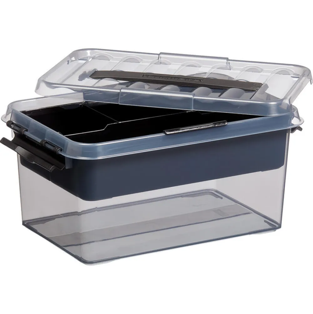 Store Opbergbox Multibox Grijs - 6 L Opbergboxen & Lades