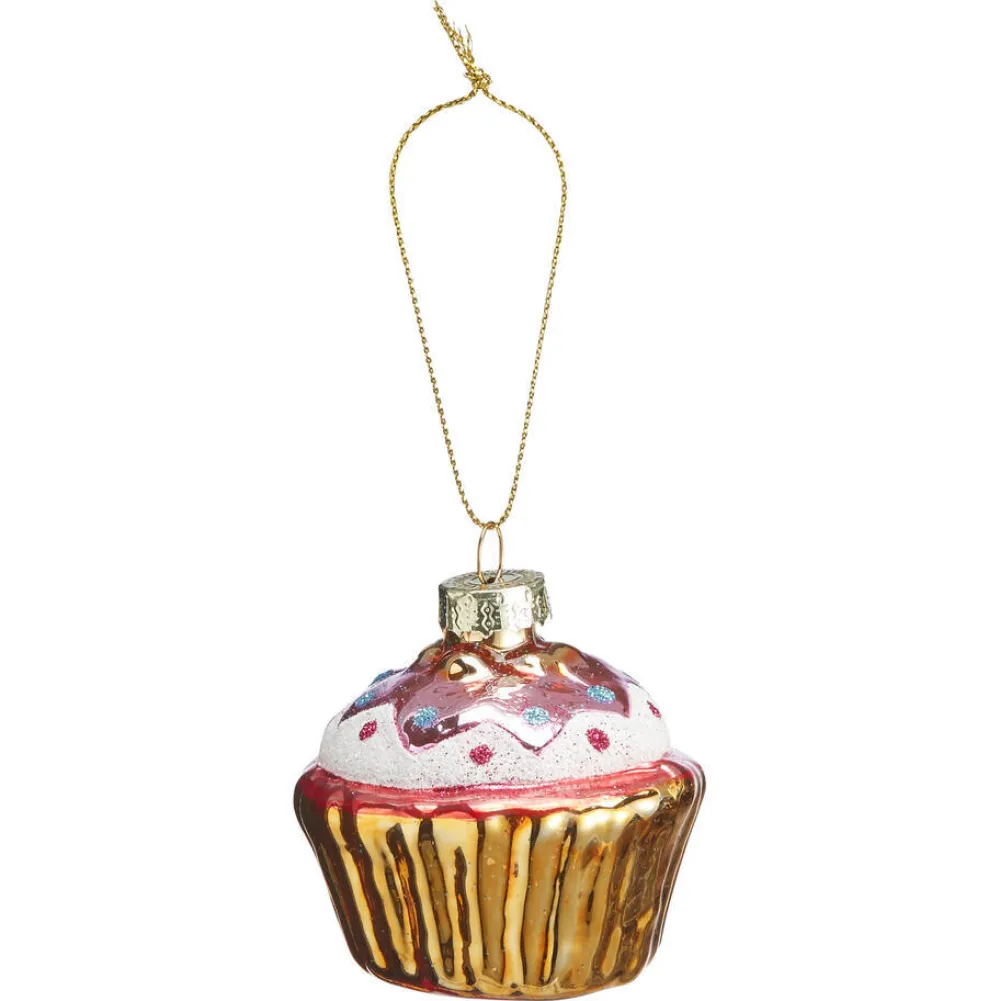 Best Ornament Cupcake Roze Kerstballen & Kerstornamenten