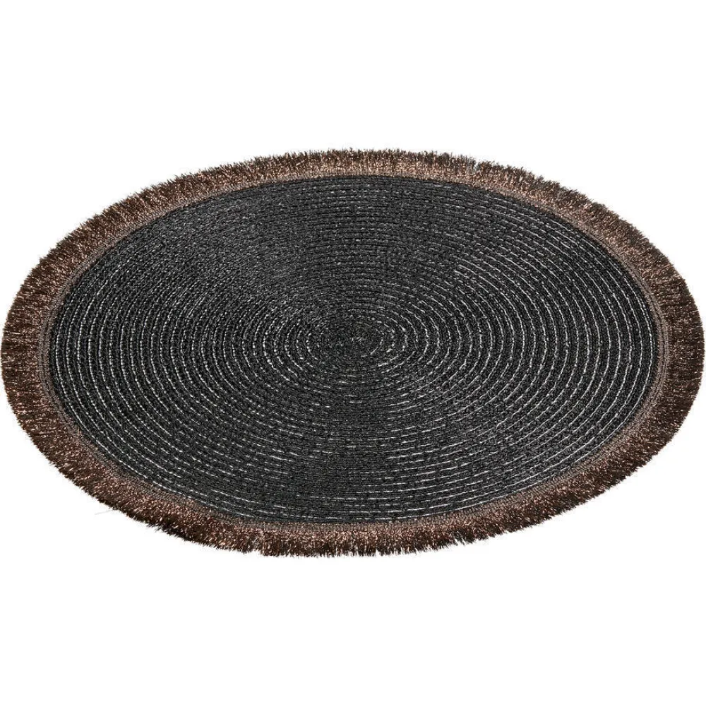 Sale Placemat Rond Zwart Placemats & Onderzetters
