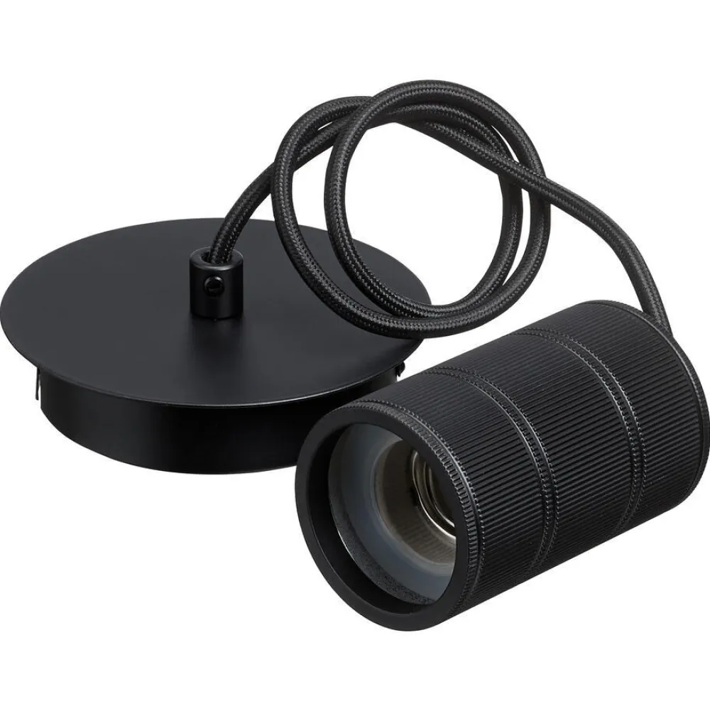 New Snoerpendel Retro Zwart Snoerpendels