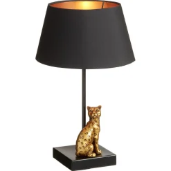 Discount Tafellamp Leopard Zwart Tafellampen