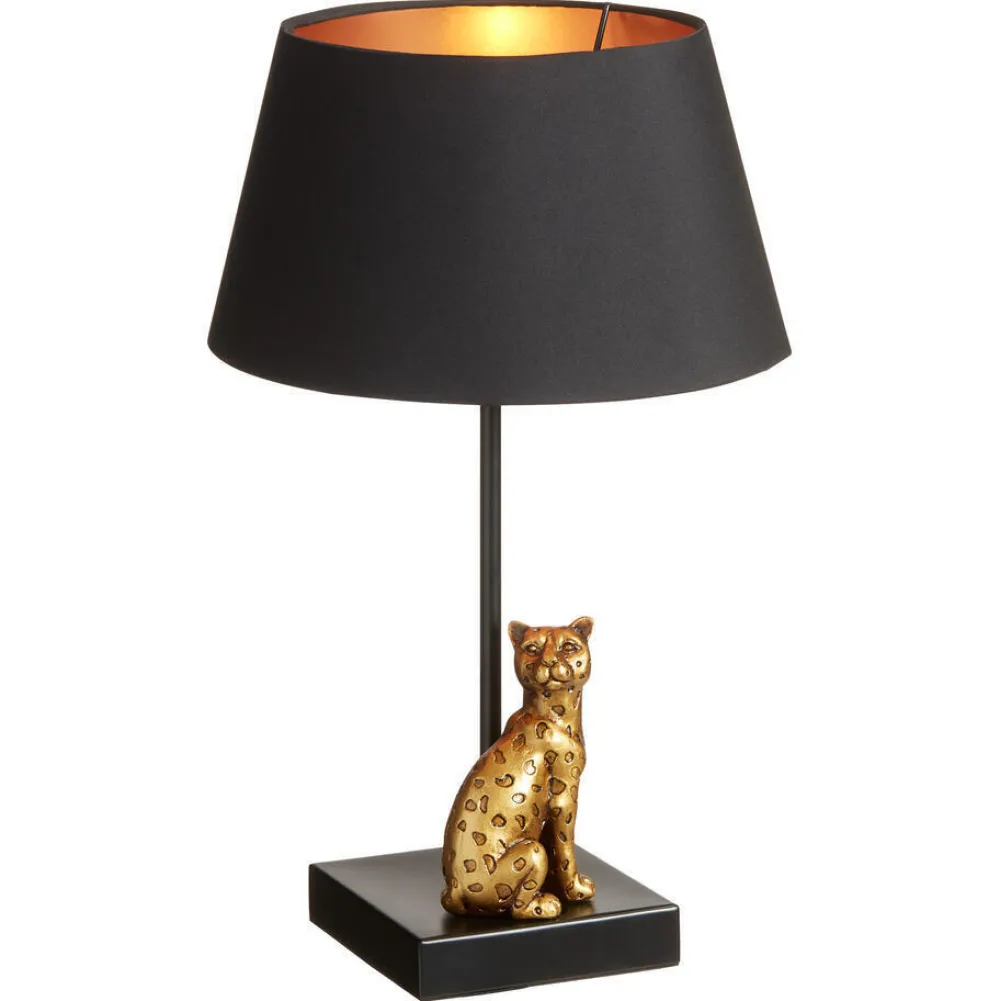 Discount Tafellamp Leopard Zwart Tafellampen