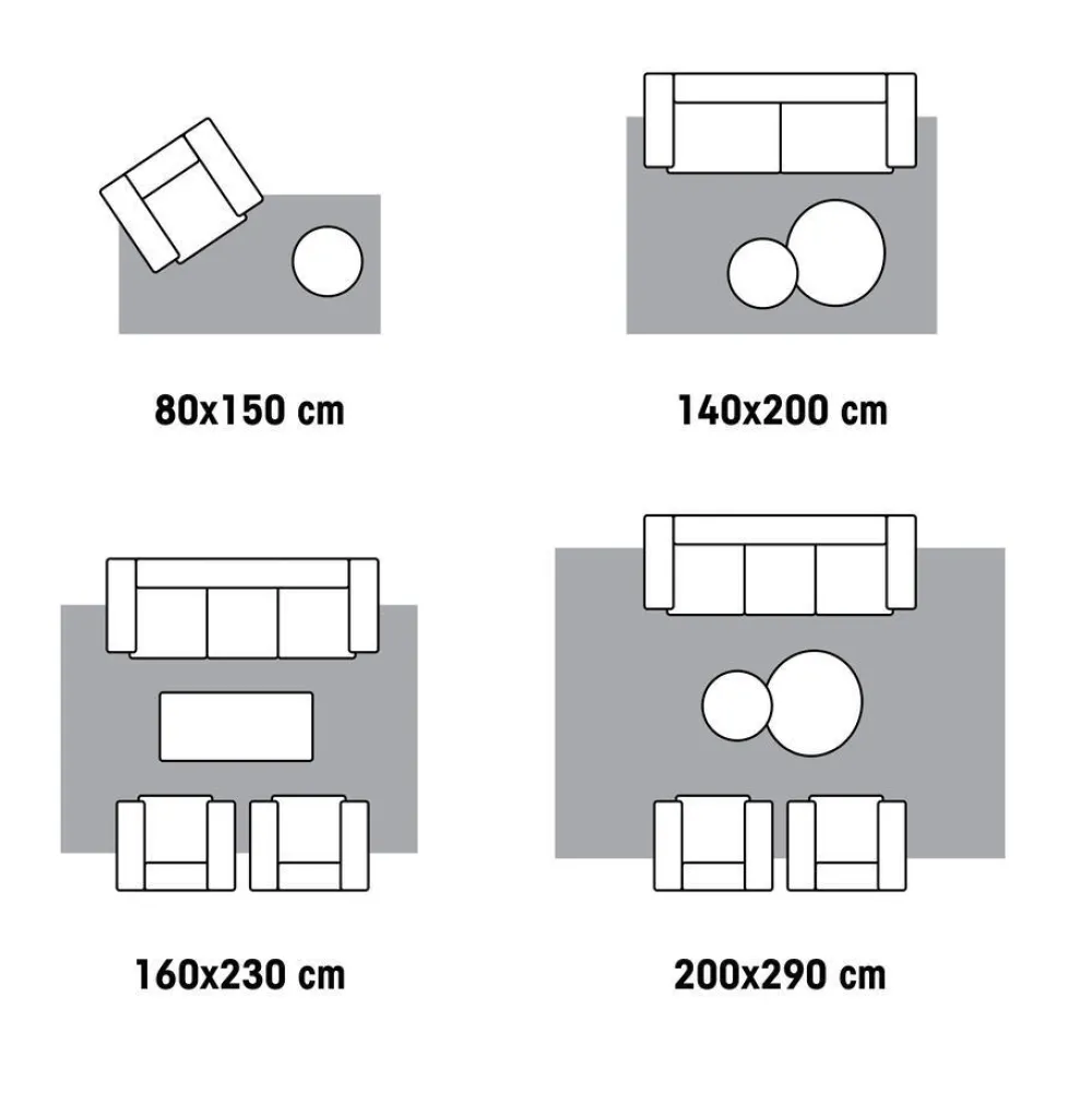 Shop Vloerkleed Boxey Oker Vloerkleden