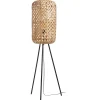 Hot Vloerlamp Aphrodite Zwart Naturel Vloerlampen