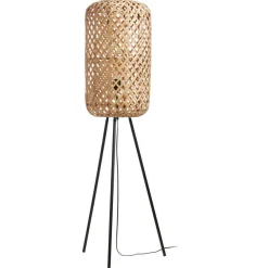 Hot Vloerlamp Aphrodite Zwart Naturel Vloerlampen