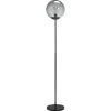 Discount Vloerlamp Sela Zwart Vloerlampen